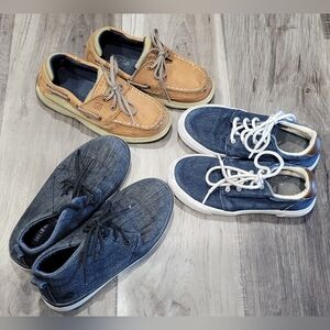 Bundle of Sperry shoes, Arizona Jeans shoes, and Dream Seek Boy's Shoes